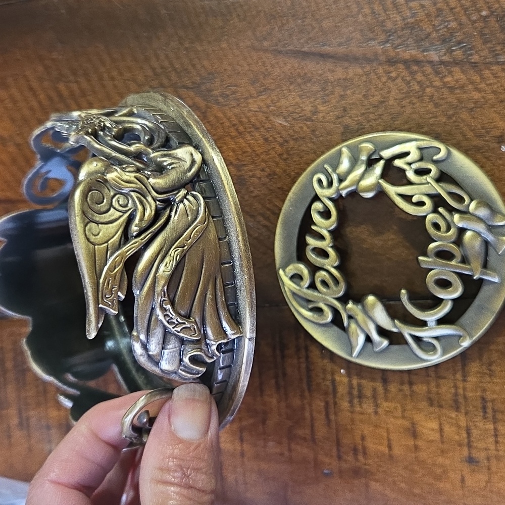 Yankee Candle Jar Topper Illuma Lid  AND  Angel Jar holder